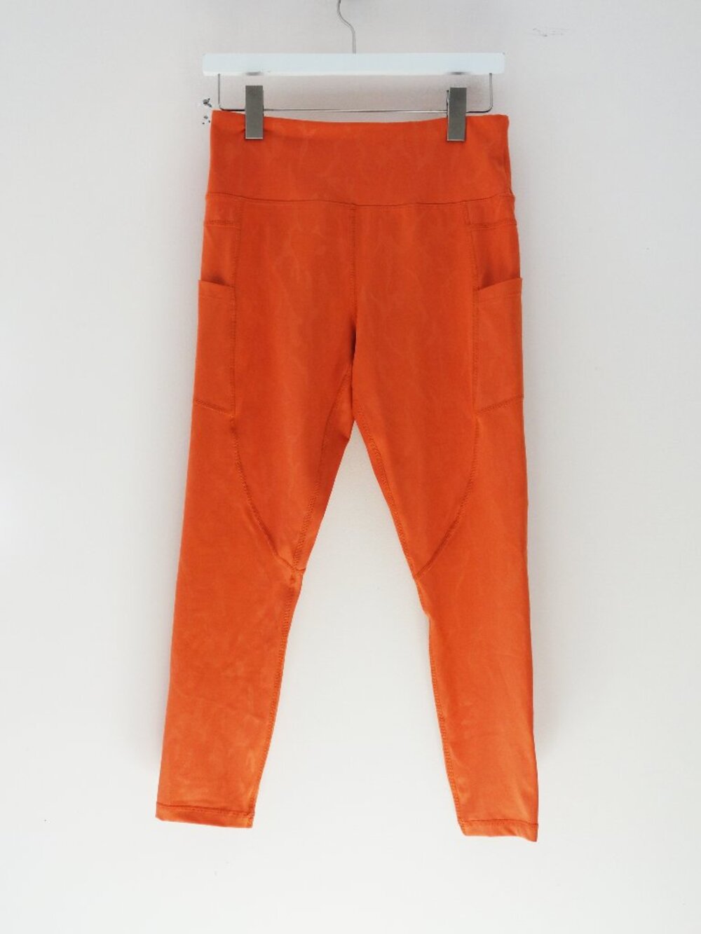 Zyia High Waisted Coral Patterned Ankle Leggings with Pockets (8-10)